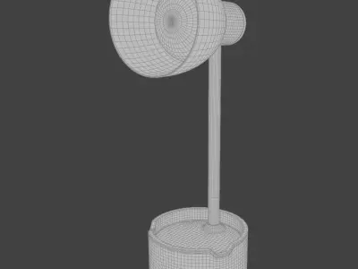 Object Holder Desk Lamp On the Office - Luminaire Low-poly 3D model