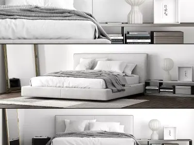 Bed is very beautiful model 3D model