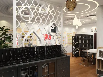 School activity room 3D model