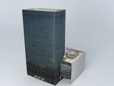 25 Bank Street, London Free 3D model