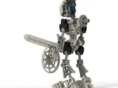 Kopaka - LEGO Bionicle Low-poly 3D model
