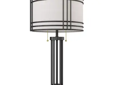 Hanswell Metal Table Lamp Low-poly 3D model