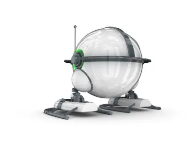Funny Robot Character 3D model purchase