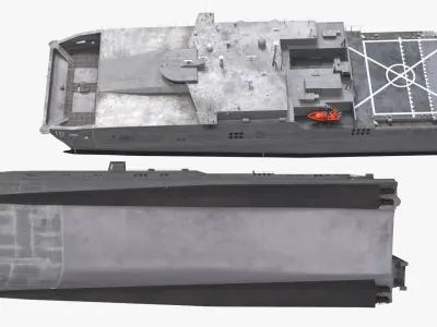  USNS Apalachicola EPF 13 Aluminum Fast Transport Simplified 