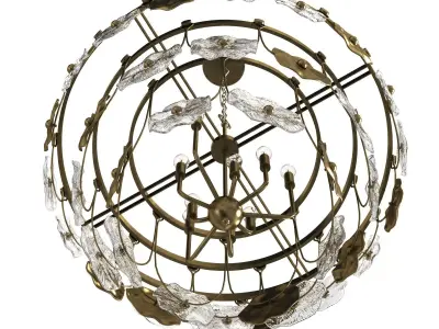 Progress Lighting Loreta chandelier 3D model