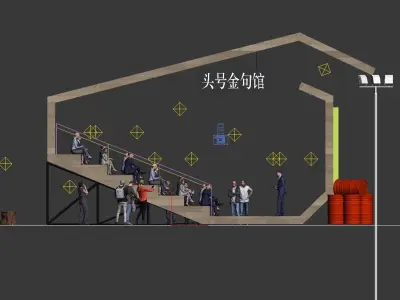 benz workshop outdoor 3D model