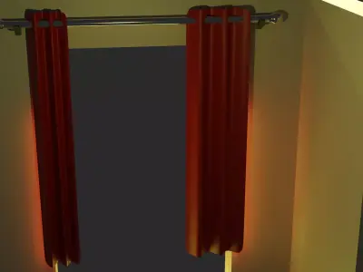 curtain 3D model 17