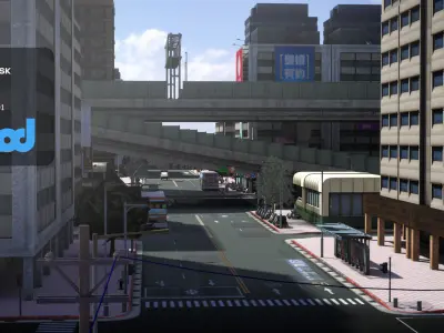 Tw Street Mrt 3D model