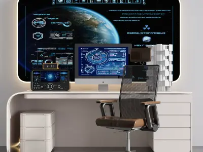 OFFICE FURNITURE NO29 A 3D model