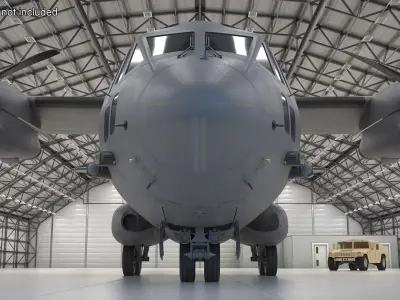  Alenia C-27J Spartan Grey Rigged 