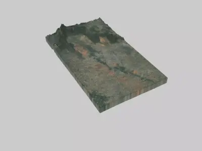 Coimbatore City Low-poly 3D model