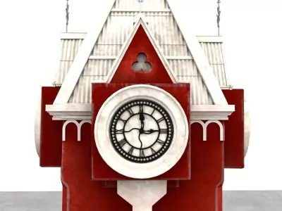 chennai central railway station 3D model
