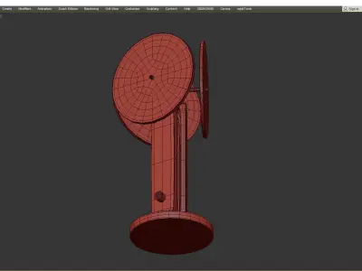 Chupa by light room Low-poly 3D model