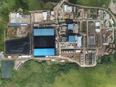 Thermal power plant - coal 164 - 273MW 3D model