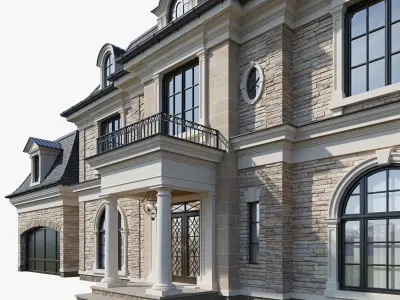 Classic house 1 3D model