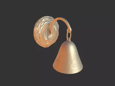 Door Bell Low-poly 3D model