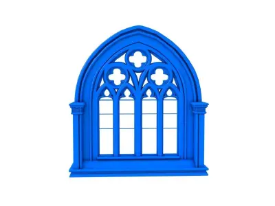 Gothic Arch - arch - arch stl - Gothic Arch Border - Frame - 3D print model