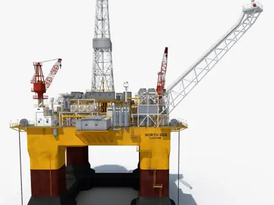  Oil Rig Platform 