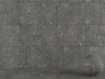 Stone Wall Tiles Sarita Black 80x80 Texture