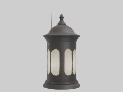 Outdoor lantern model Low-poly 3D model