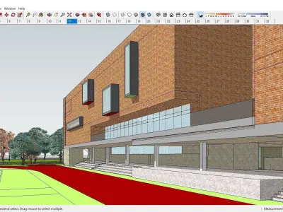 Sketchup School and University 136 3D model