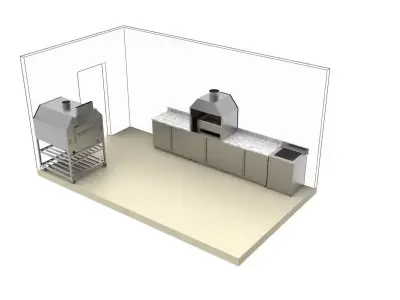 KITCHEN 98 3D model