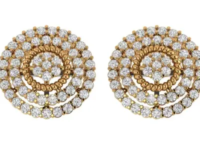 Antiqe Earrings 3D print model
