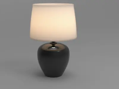 Bed Side Lamp 001 Low-poly 3D model