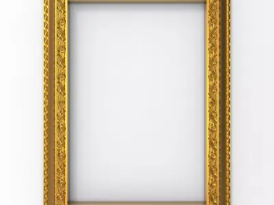 Carved Picture Frame 3D model