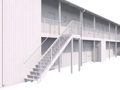 Apartment House Complex 3D model