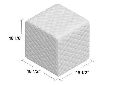 Wasson Cube Ottoman 3D model