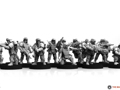 Universal Guard - Infantry Builder 3D print model