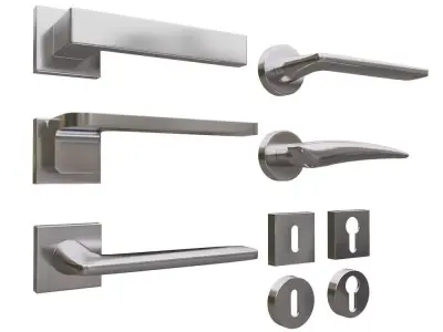 Battisti Door Handles 3D model