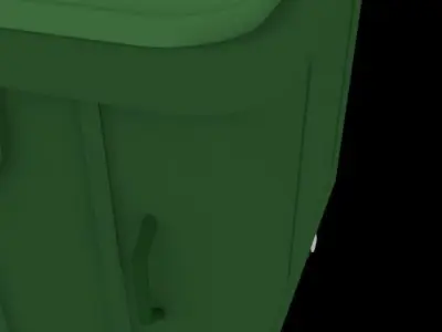 Garbage Can Free 3D model