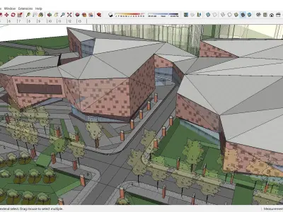 Sketchup Shopping Center F4 3D model