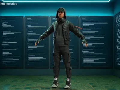  Urban Young Man Character 