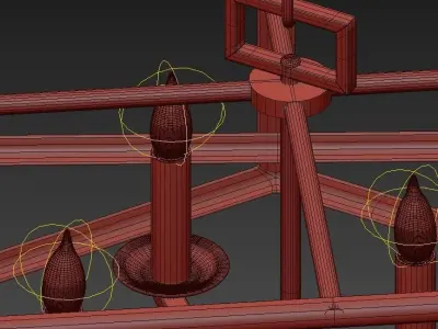 Aidan Gray Chandeliers 3D model
