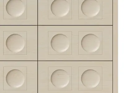 Japandi dresser 3D model