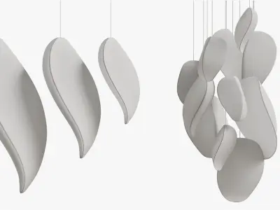 Pendant Light Lunaria Bolia 3D model