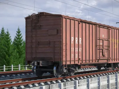  PRR Sliding Door X58B Wagon Used 