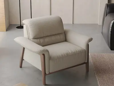 Mid Century interior scene  3D model shop