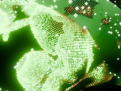 Sci Fi Particle Reveal Effect  3D model