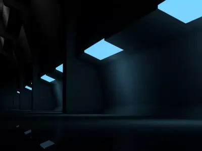 Sci Fi Interior 3D model