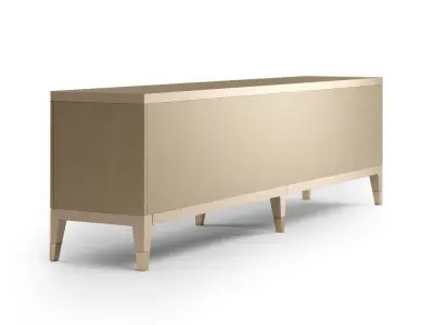 Console TV Stand Caracole Its Show Time Low-poly 3D model