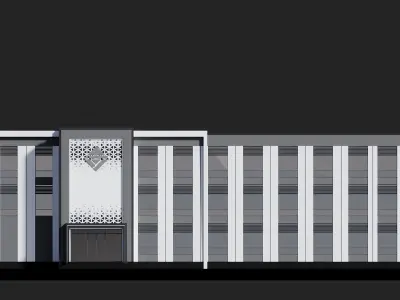 Office Building ID005 3D model