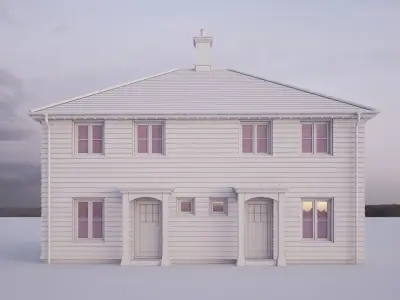British House Bosc 2B2 3D model