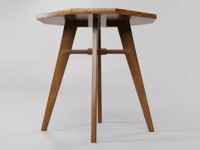 Octagon Table CG83 3D model