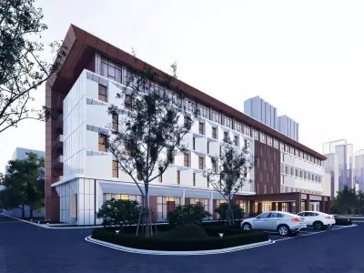 Modern architecture 3D model buy