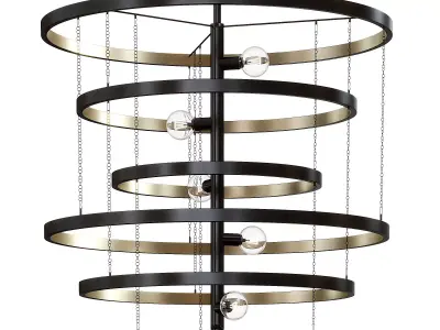 Feiss Celeste Light Chandelier by Generation Lighting 3D model