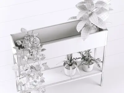 Console Consuela for flowers La redoute 3D model